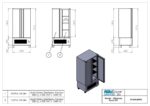 2-door upright refrigerator - 890x700x1910mm - Capacity: 550 L – TH GN 089K2 - Image 3