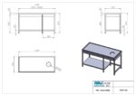 Τραπέζι εργασίας TR EP 157 (LFTL.R70157.S) - Image 4