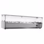 Aufsatzkühlvitrine für Salate - 2090x400x450mm - SA PI 209T3