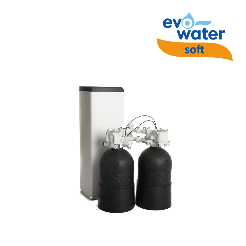 Duo-jumbo Water softening system SOFT Duomatik Jumbo evo-water with bypass - Image 1